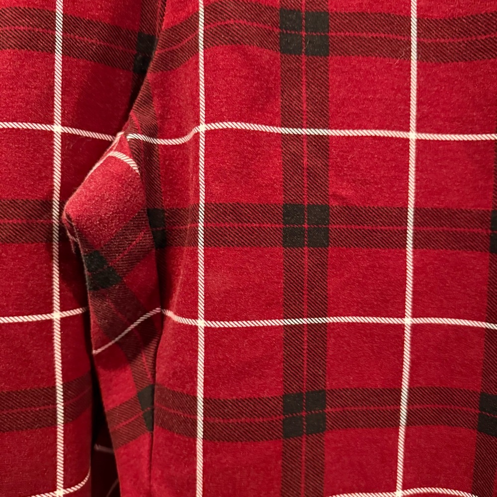 Torrid Crop Ponte Stretch Pixie Pants Red Plaid, … - image 7